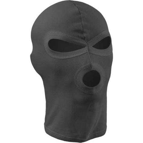 Mfh 3 Hole Balaclava Lightweight Cotton Black