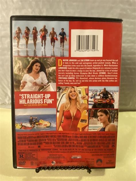 Baywatch Dvd Dwayne Johnson Zac Efron Ebay