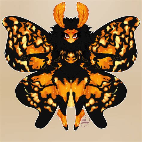 Fluffy Moth Adoptable Auction [OPEN] by DartingDragons on DeviantArt