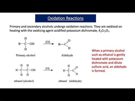 Potassium Dichromate Oxidation