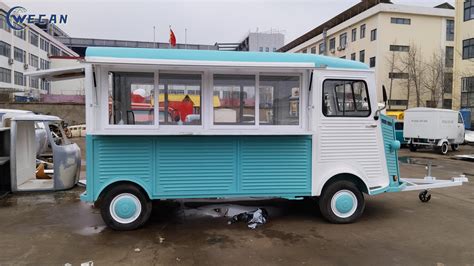 Wecan Mobil Food Cart Electric Food Truck With Ice Cream Machine Food