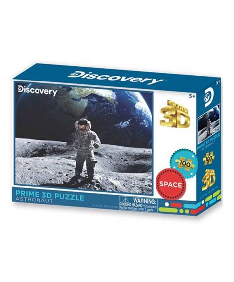 Discovery Astronaut on Moon 100 Piece 3D Puzzle