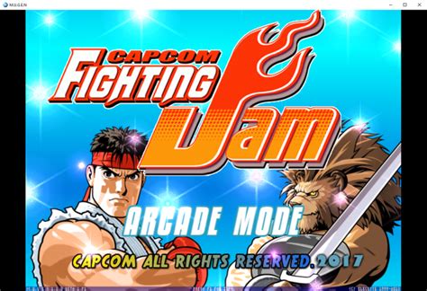 Capcom Fighting Evolution Jam Mugen Game