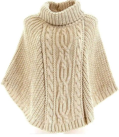 Sidney Artesanato Moda Inverno Ponchos Knitted Poncho Poncho