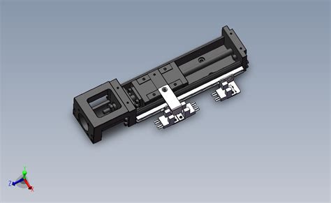 Kkm50 150 F0不带护盖模组 长度可拉伸 Solidworks 2012 模型图纸下载 懒石网