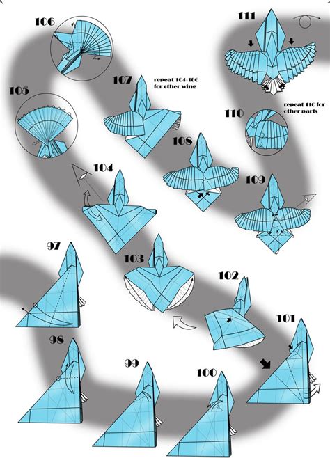 El arte del Origami Águila diseñada por Nguyen Hung Cuong versión 2006