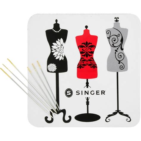 Singer X Gold Eye Embroidery Needles On Collectible Magnet Etsy