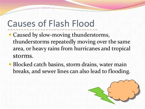 Flood Causes And Effects