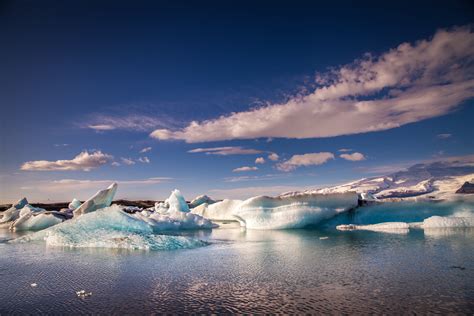 Ice Glacier On Body Of Water Hd Wallpaper Wallpaper Flare