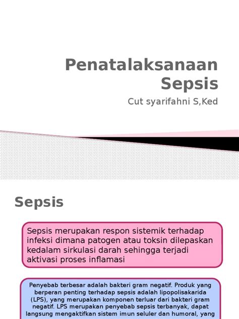 PDF Penatalaksanaan Sepsis DOKUMEN TIPS