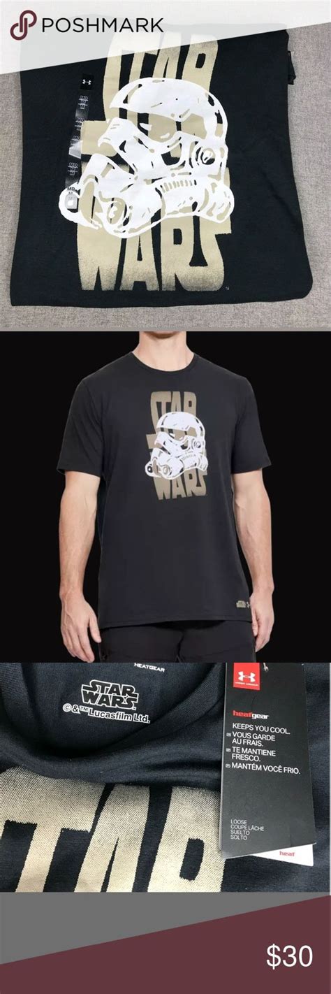 Under Armour Star Wars Storm Trooper Empire Black Under Armour Shirts