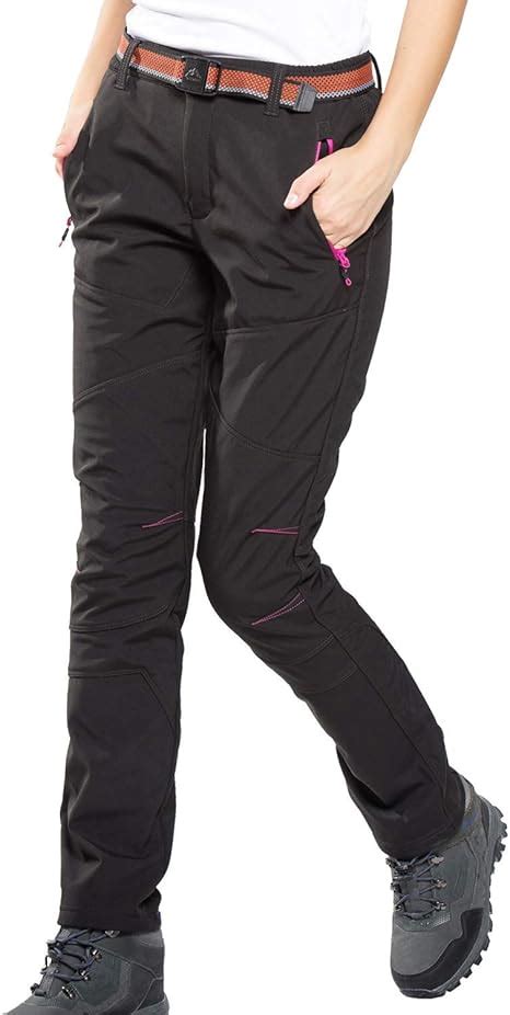 Flygaga Pantaloni Da Donna In Softshell Da Trekking Da Sci Foderati