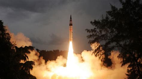 India Successfully Test Fires Surface To Surface Ballistic Missile Agni