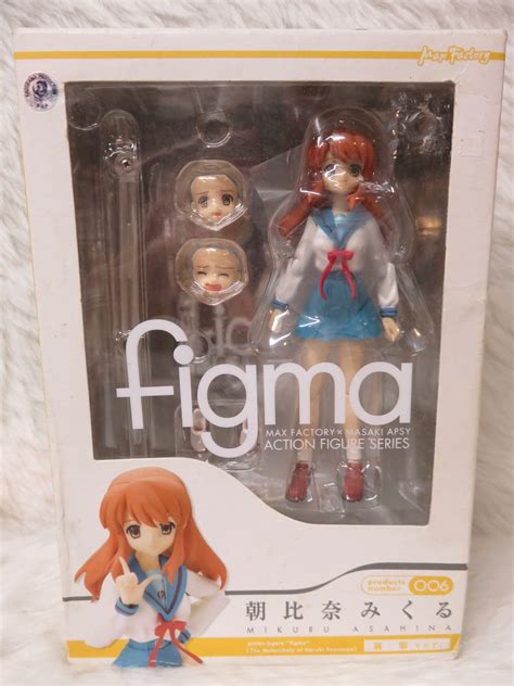 Max Factory Figma The Melancholy Of Haruhi Suzumy Mikuru Asahina School