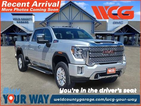 Pre Owned 2020 Gmc Sierra 3500hd Denali Crew Cab Pickup In Greeley Gm8674a Weld County Garage