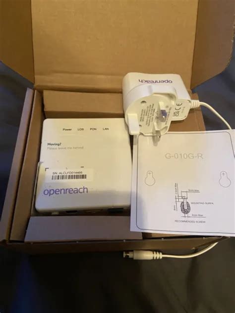 NOKIA ONT G 010G Q OPENREACH Optical Fibre GPON Terminal BNIB 8 25