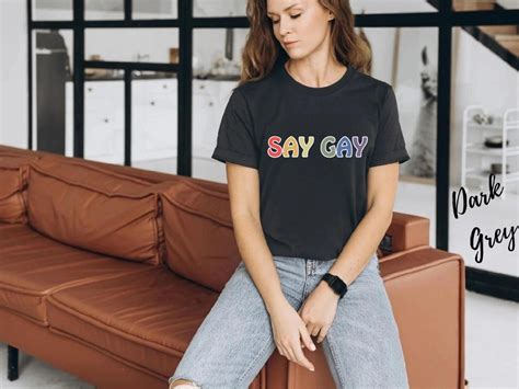 Say Gay Shirt Florida It S Okay To Say Gay Shirt Gay Rights Tshirt