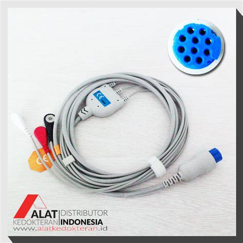 Datex Cable Ekg 3 Lead Snap Distributor Alat Kedokteran Indonesia