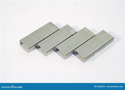 Staples Paper Clips Stock Image Image Of Business Stick 5338249