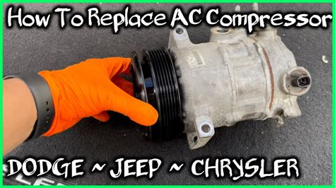 How To Replace Ac Compressor Dodge Chrysler Jeep 24l Youtube