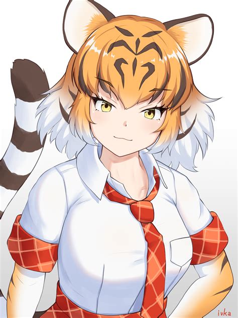 Tiger Kemono Friends Fanart Zerochan Anime Image Board