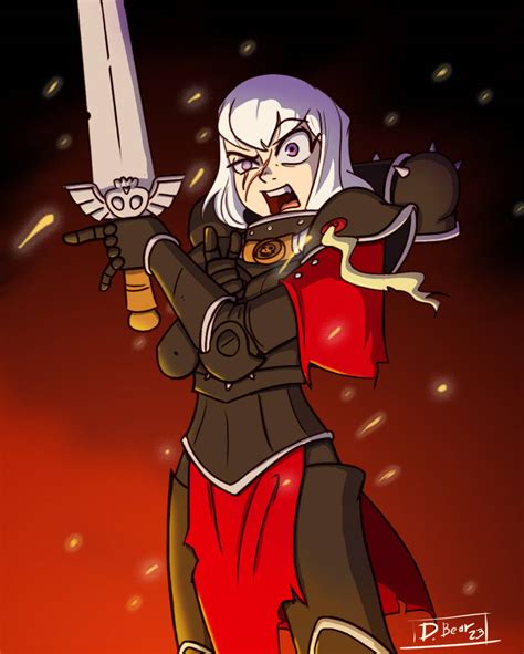 Sister Of Battle By Drawbear On Deviantart