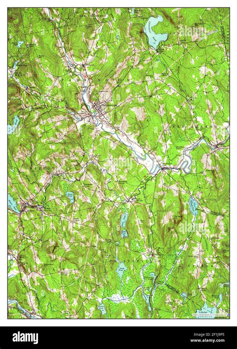 Farmington Maine Map Cut Out Stock Images Pictures Alamy