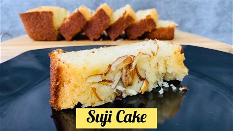 Suji Cake I I Rava Cake I Semolina Cake Eggless