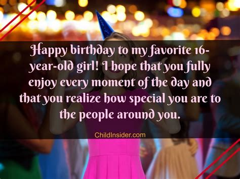 31 Happy 16th Birthday Messages For A Special Girl