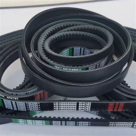 Rubber Wrapped Banded Industrial Poly Pvc Pu Fan Conveyor Synchronous