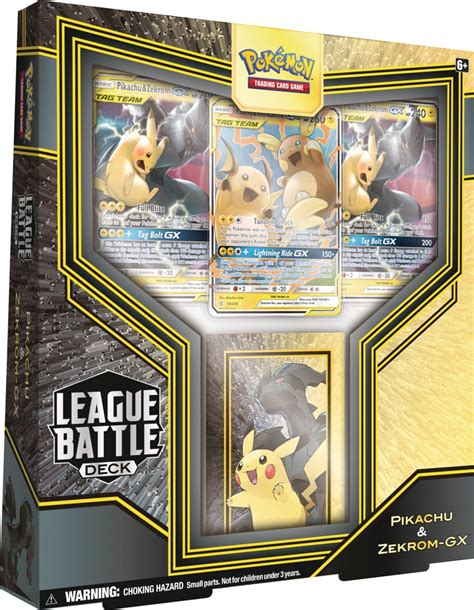 POKEMON PIKACHU ZEKROM GX LEAGUE BATTLE DECK - Walmart.com - Walmart.com