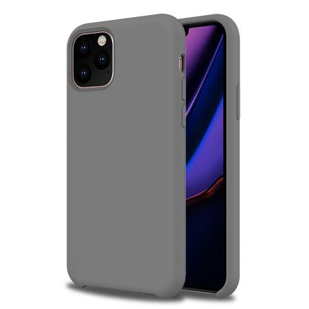 Olixar Soft Silicone Iphone Pro Case Grey