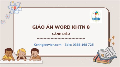 Giáo án Khoa Học Tự Nhiên 8 Cánh Diều