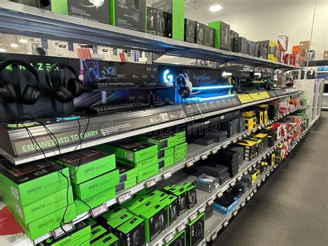 buy retail electronics store interior pc gaming gear editorial