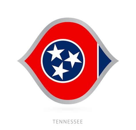 Premium Vector | Tennessee national team flag in style for ...