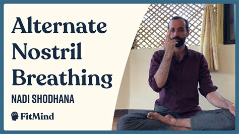 How To Do Alternate Nostril Breathing Nadi Shodhana Pranayama Dr