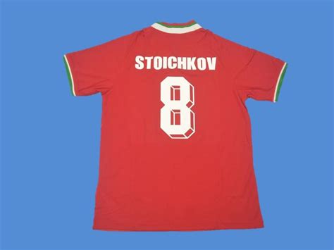 Bulgaria 1994 Stoichkov 8 World Cup Exterieur Maillot Maillots