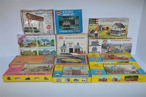 Twelve Ho Scale Building Kits-new In Box Auction