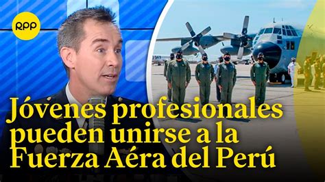 La Fuerza Aérea del Perú convoca a profesionales para unirse a la