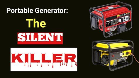 Portable Generators And Carbon Monoxide Hazards And Safety Tips For