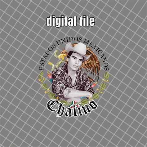 Chalino Sanchez Mexico T Shirt Design Png File El Rey Del Corrido