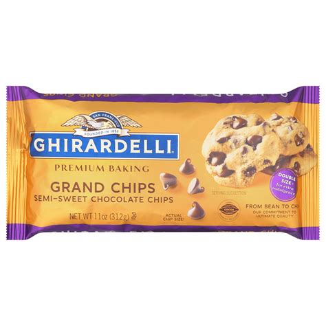 Ghirardelli Grand Semi Sweet Chocolate Premium Baking Chips 11 Oz