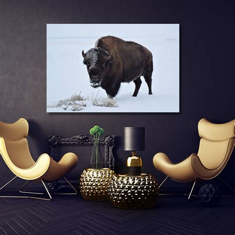 Buffalo Canvas Wall Art Buffalo Wall Decor Buffalo Wall Home Decor