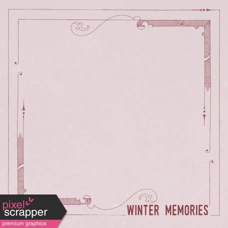 Winter Day Journal Card Winter Memories 4x4 Graphic By Jessica Dunn