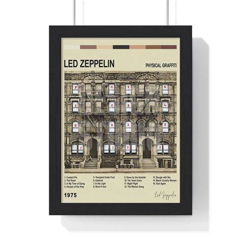 Led Zeppelin Album Cover Poster Print Pop Culture Art Music Fan Gift ...