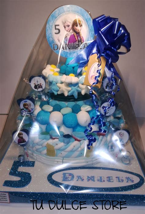 TARTA DE CHUCHES Y ARTICULOS MESA DULCE FROZEN PARA DANIELA