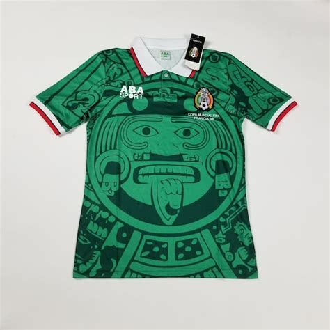 Mexico Jersey Retro 1998 Soccer Jersey Mens Soccer Jersey Etsy