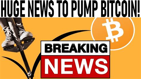 HUGE NEWS TO PUMP BITCOIN WATCH OUT THIS IS A TRAP EPIC ALTCOIN