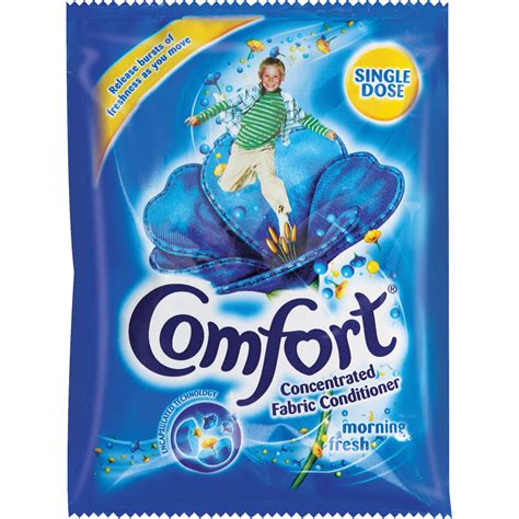 Comfort Morning Fresh Fabric Conditioner Sachet 40ml Laundry