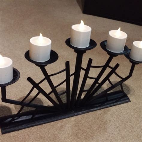 D Printable Spider Web Candelabra By Jeff Jones